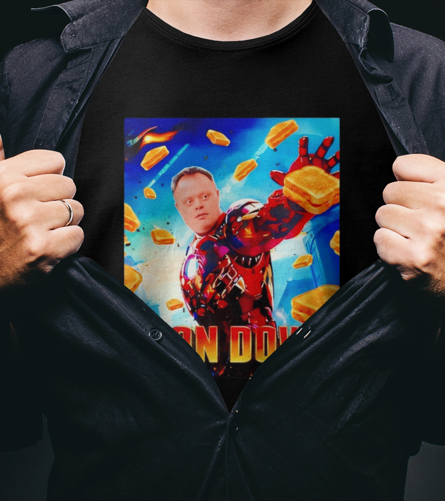 Iron Down Meme Toasted Hero Explosion T-Shirt