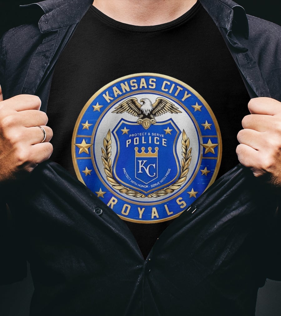 Kansas City Royals Protect Serve Police Honor Pride T-Shirt