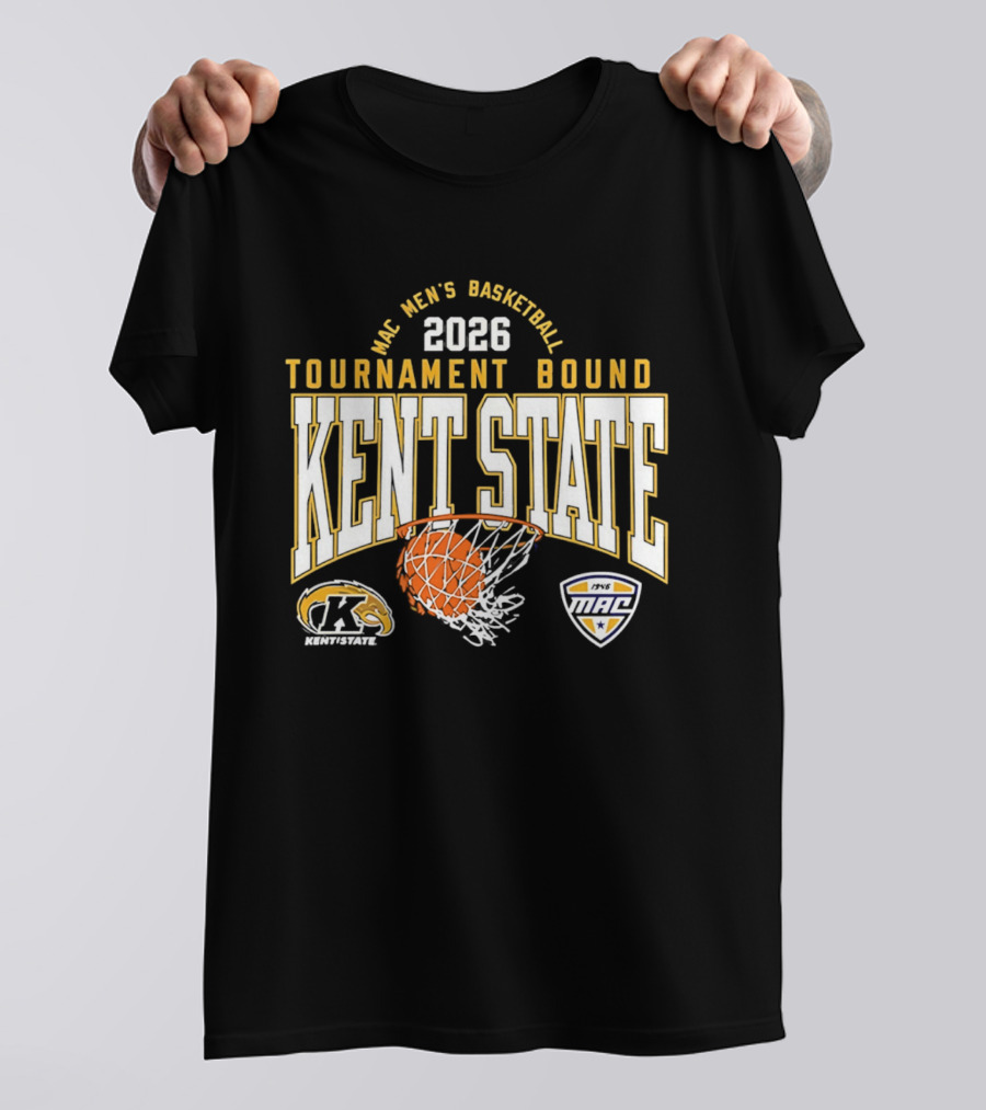Kent State Golden Flashes MAC 2026 Men's Basketball Tournament Bound T-Shirt