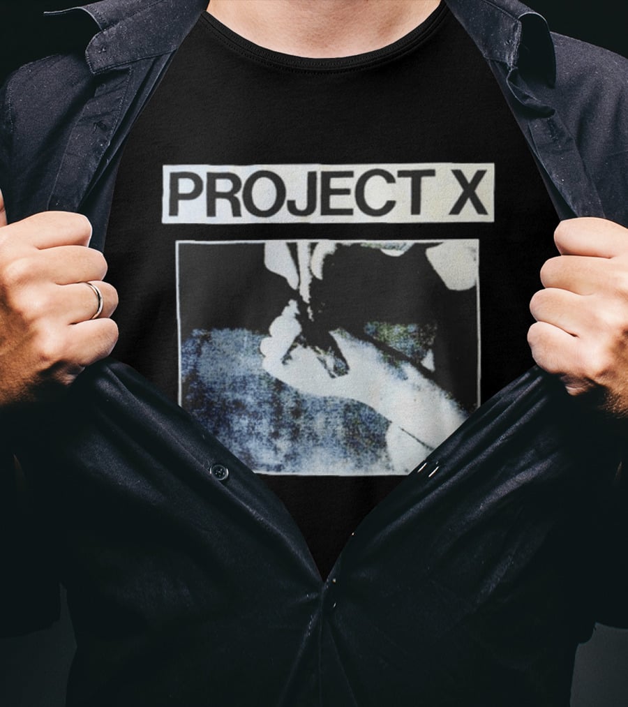 Project X Straight Edge Hardcore Revenge Image T-Shirt