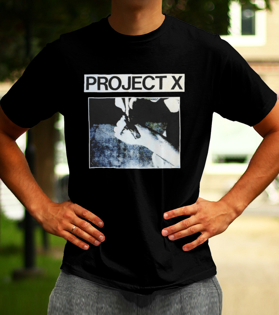Project X Straight Edge Hardcore Revenge Image T-Shirt