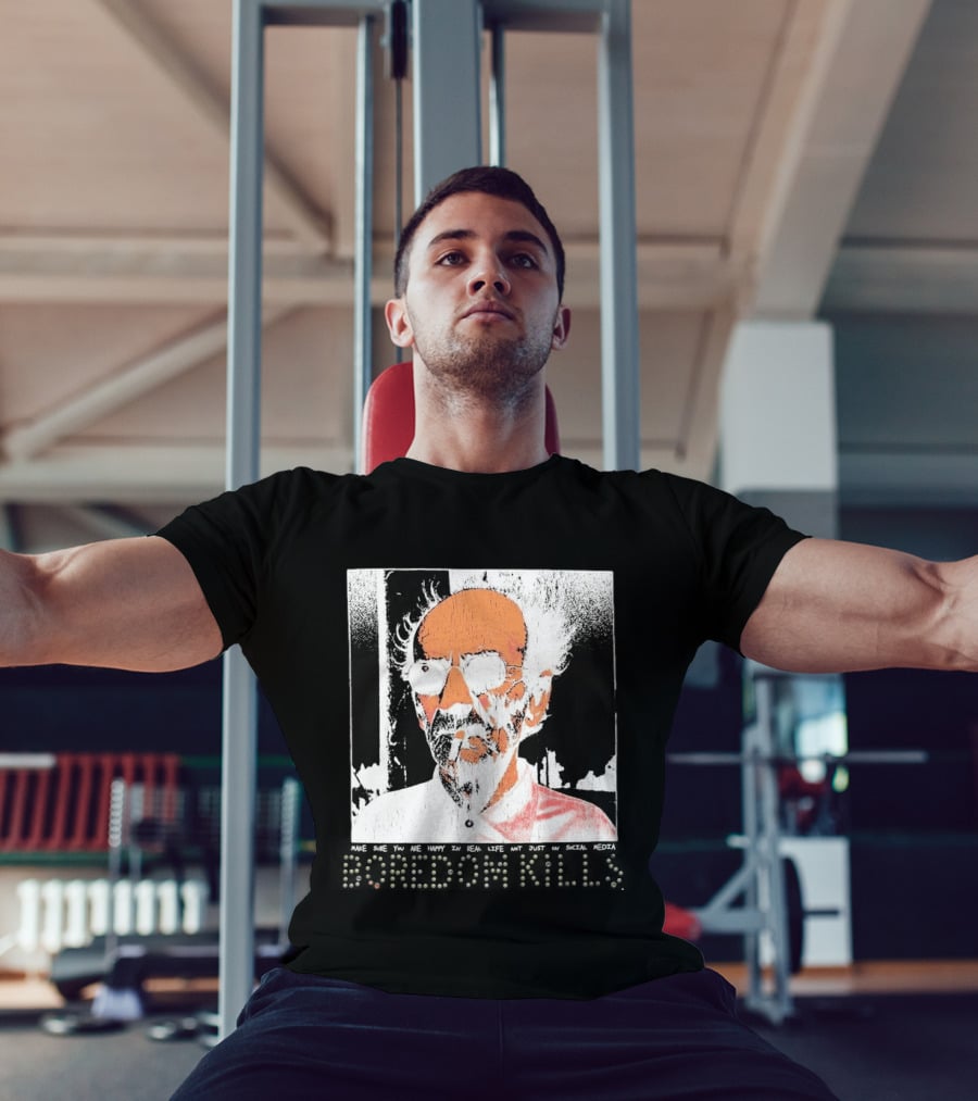 Make Sure You Are Happy In Real Life Andy Warhol Teacher T-Shirt