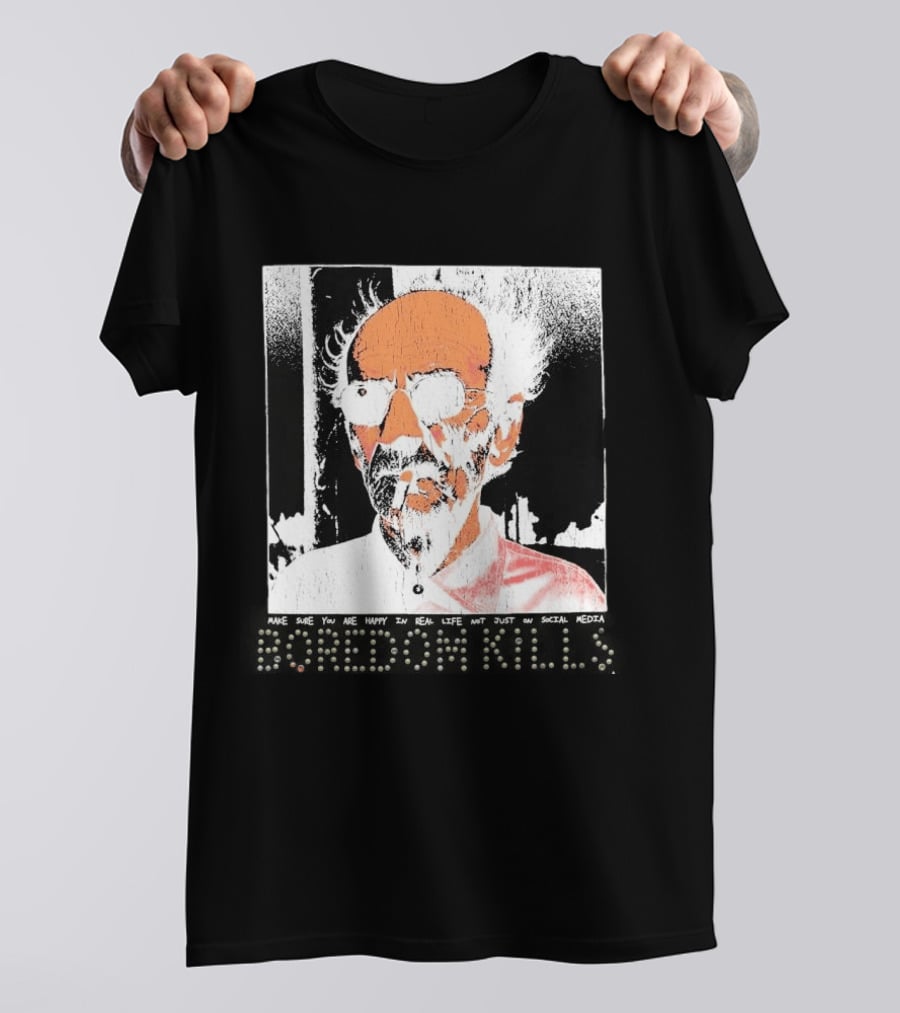 Make Sure You Are Happy In Real Life Andy Warhol Teacher T-Shirt