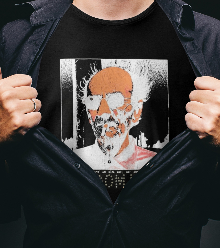 Make Sure You Are Happy In Real Life Andy Warhol Teacher T-Shirt