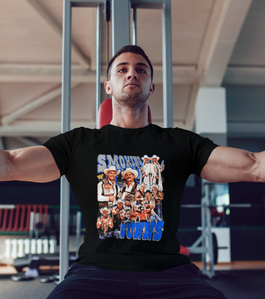Smoking Guns Bart Gunn And Billy Gunn WWF Cowboys Champions T-Shirt