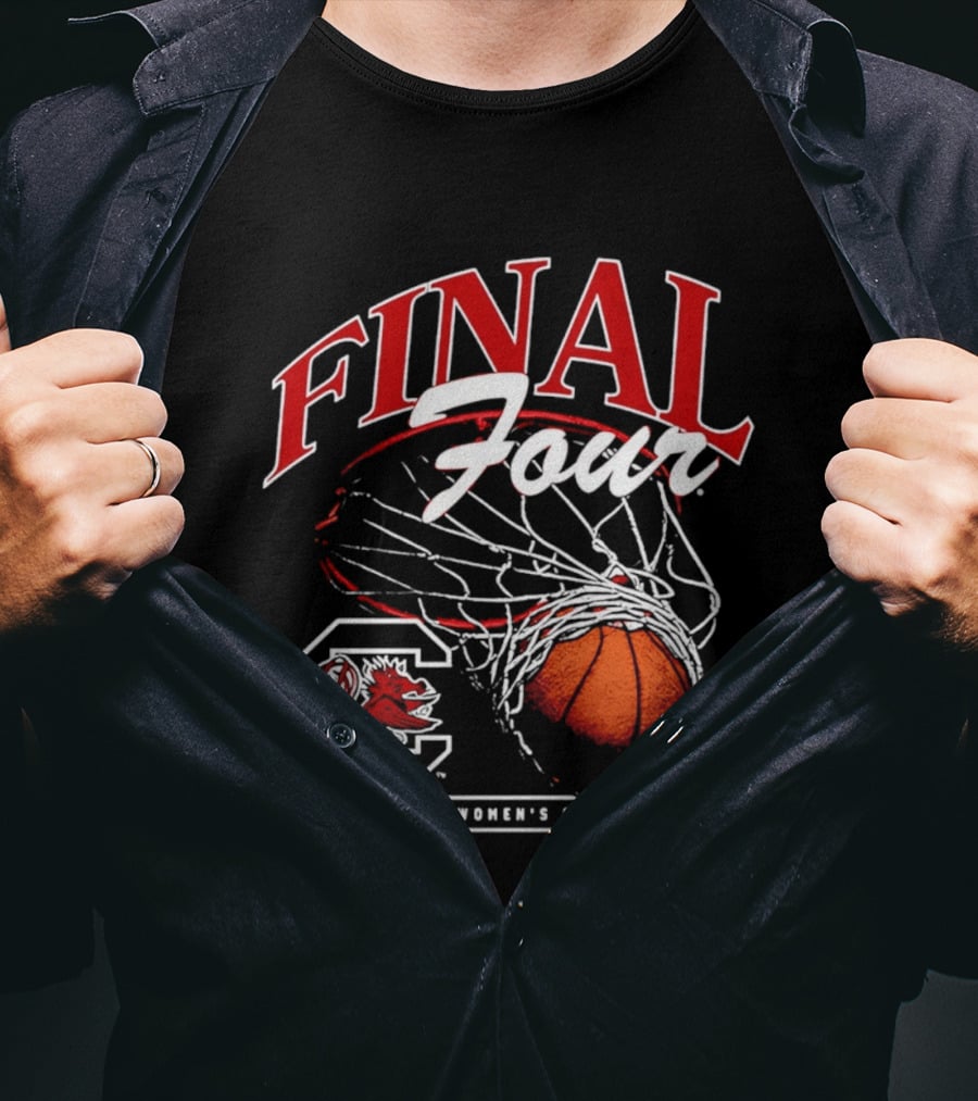 South Carolina Gamecocks 2026 NCAA Women's Basketball Final Four March Madness T-Shirt