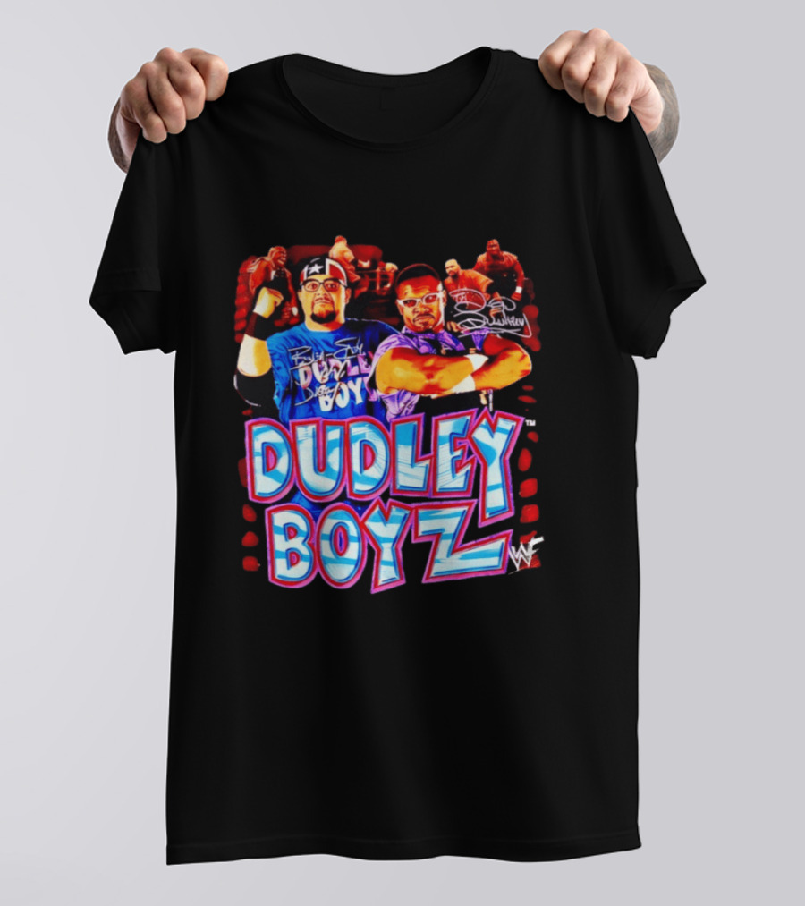 Dudley Boyz WWE Wrestling Legends Bubba Ray D Von Signature T-Shirt