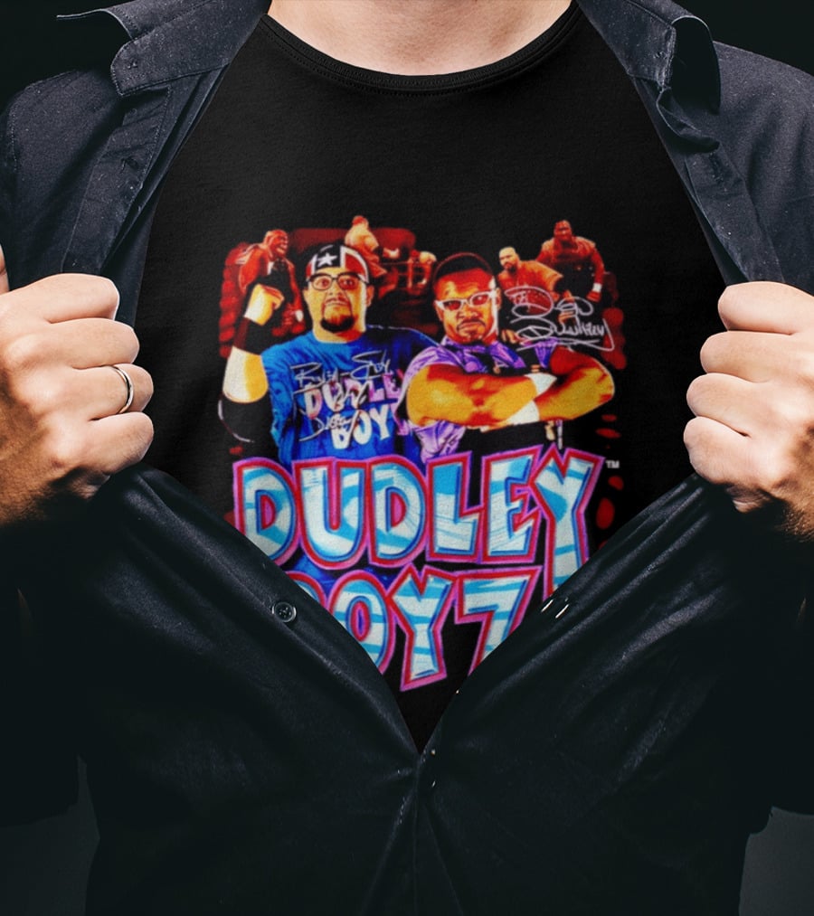 Dudley Boyz WWE Wrestling Legends Bubba Ray D Von Signature T-Shirt