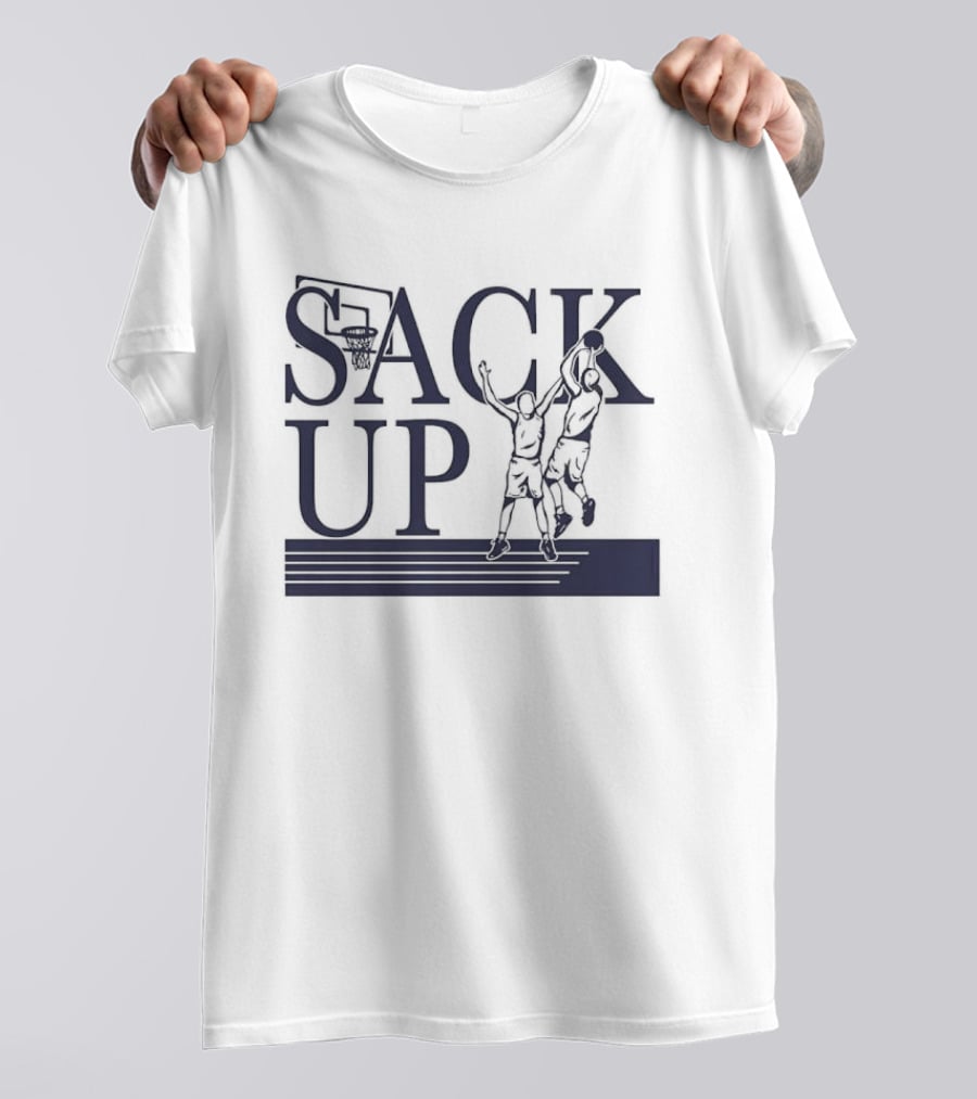 Sack Up Basketball Jumpers Dunking Hoop T-Shirt