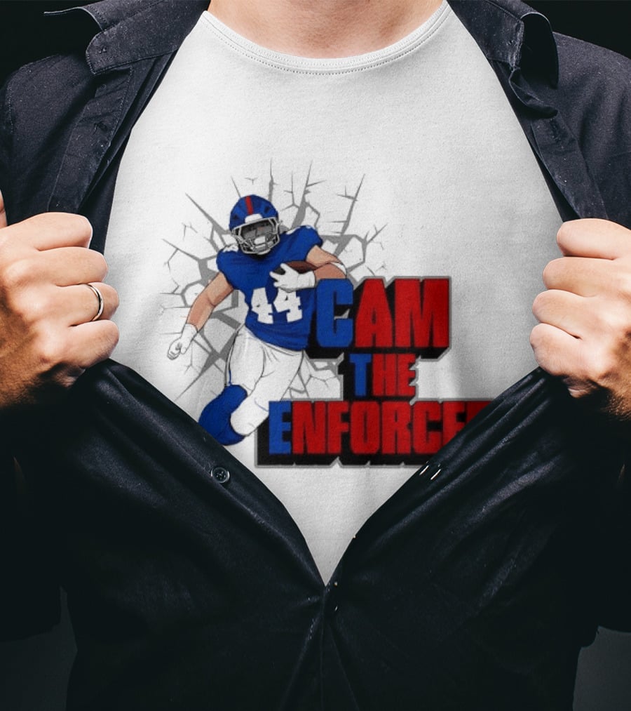 Cam The Enforcer New York Giants Football Player T-Shirt