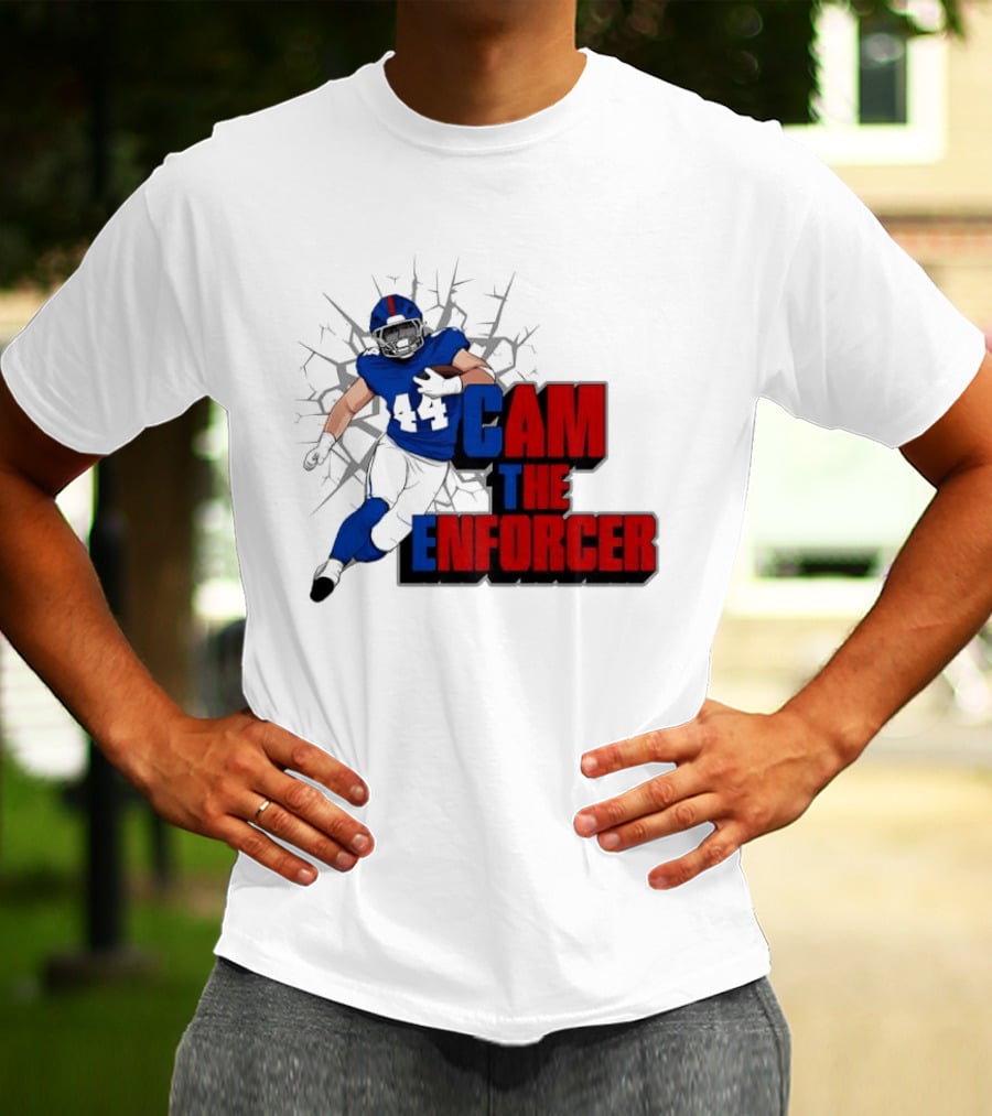 Cam The Enforcer New York Giants Football Player T-Shirt