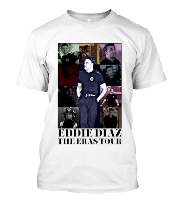 Eddie Diaz 911 TV Series The Eras Tour Collage T-Shirt