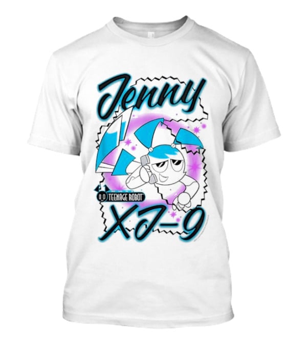 Jenny XJ 9 My Life As A Teenage Robot Airbrush T-Shirt