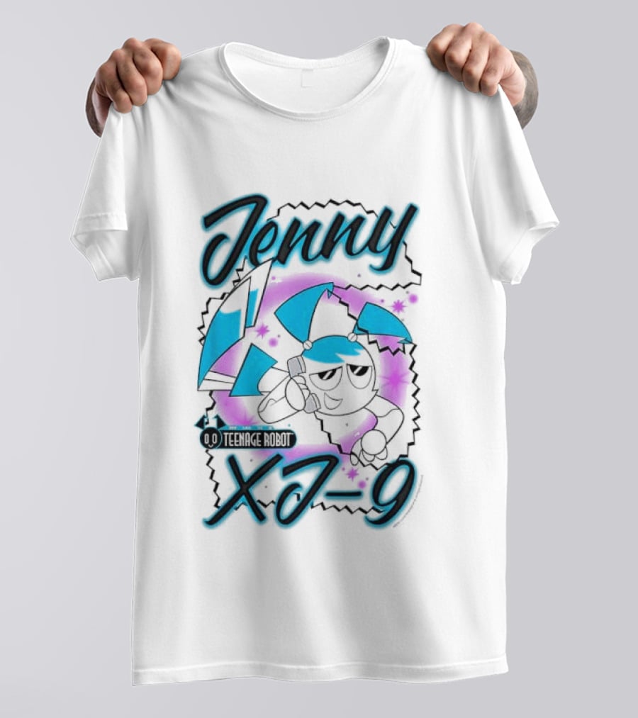 Jenny XJ 9 My Life As A Teenage Robot Airbrush T-Shirt