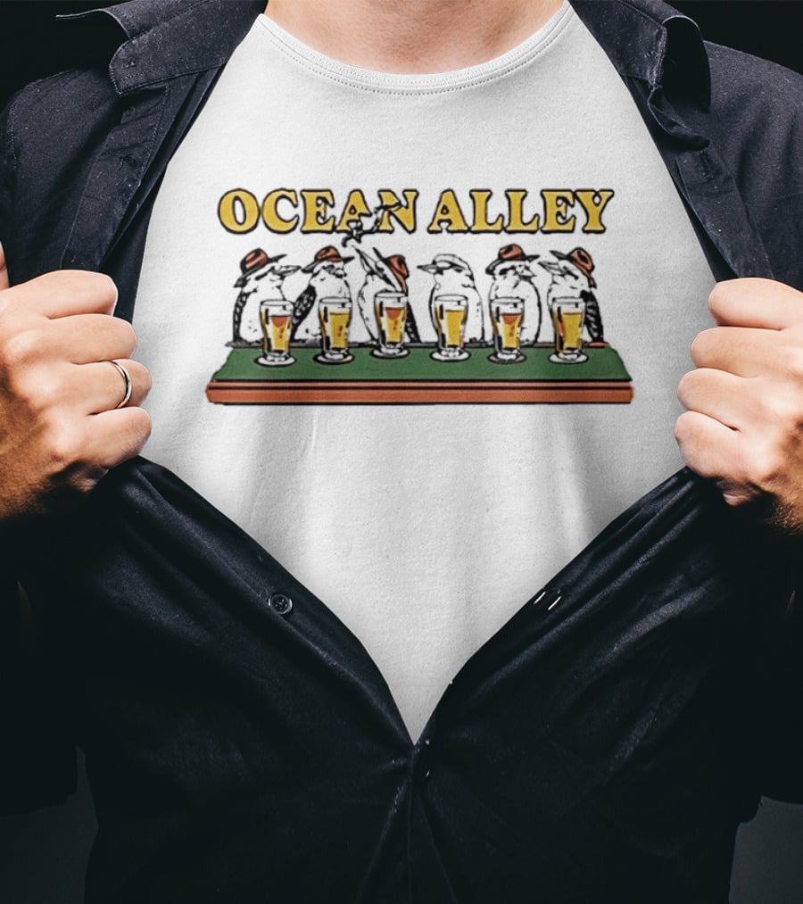 Ocean Alley 2026 Aus Nz Tour Burras Beer Hat Cowboys T-Shirt