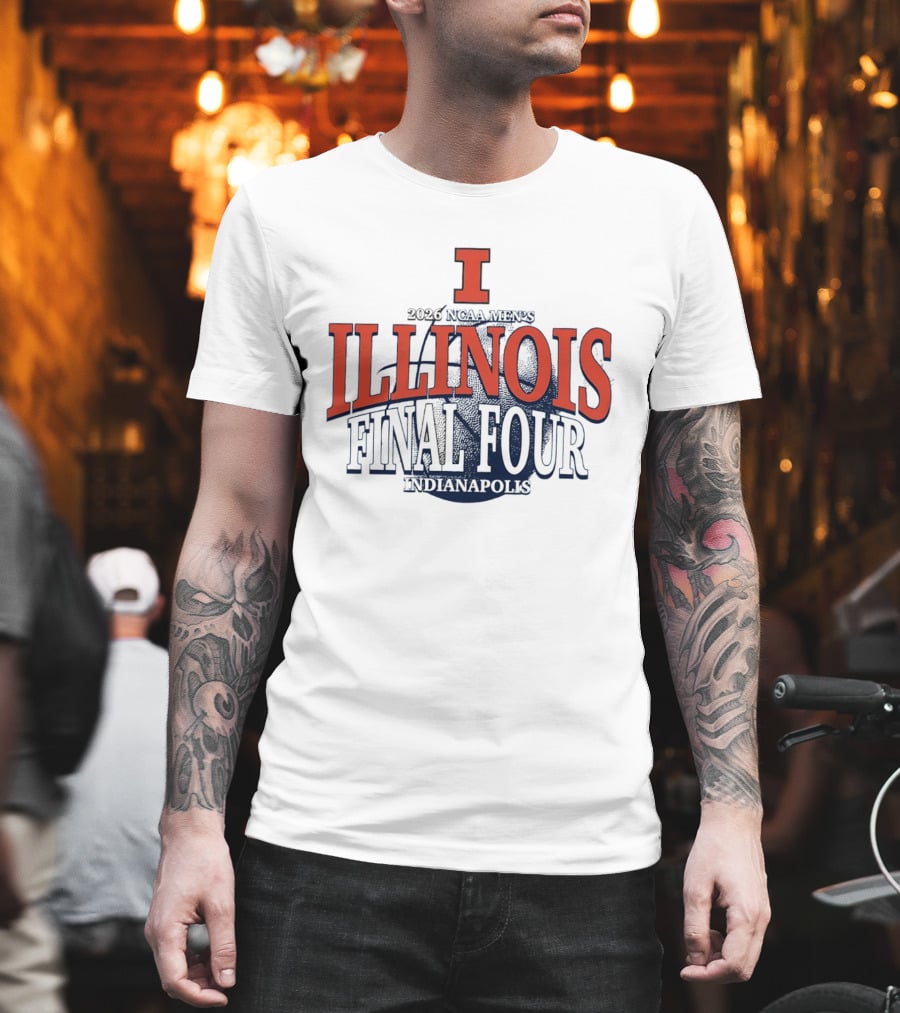 Illinois Basketball 2026 NCAA Men's Final Four Indianapolis T-Shirt