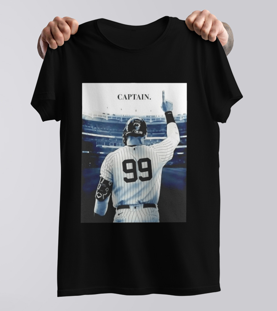 Aaron Judge 99 New York Yankees Captain Pointing Celebration T-Shirt