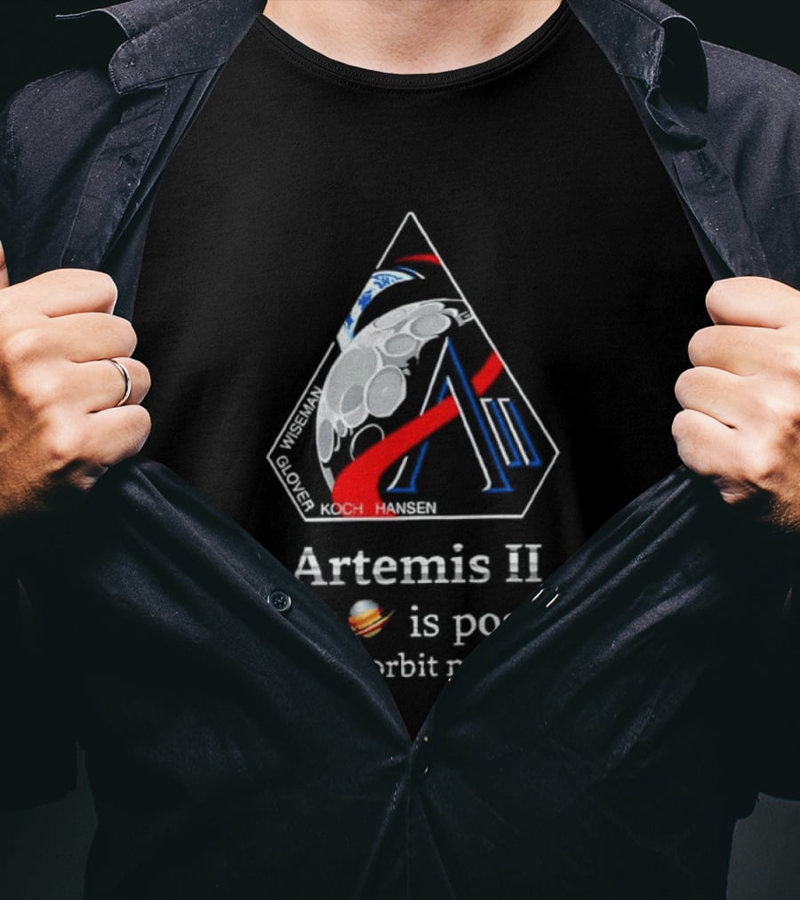 Artemis II NASA 2026 Nothing Is Impossible Lunar Orbit Mission T-Shirt
