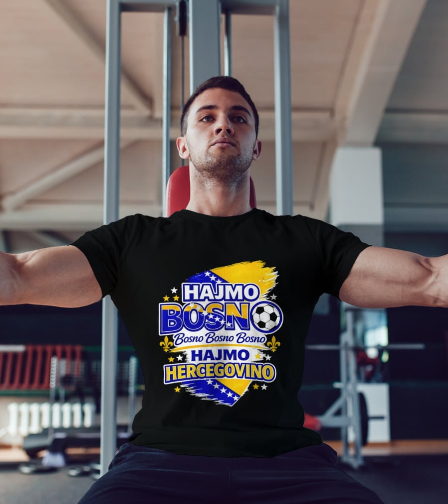 Hajmo Bosno Bosno Bosno Hajmo Hercegovino Bosnia World Cup 2026 Soccer T-Shirt
