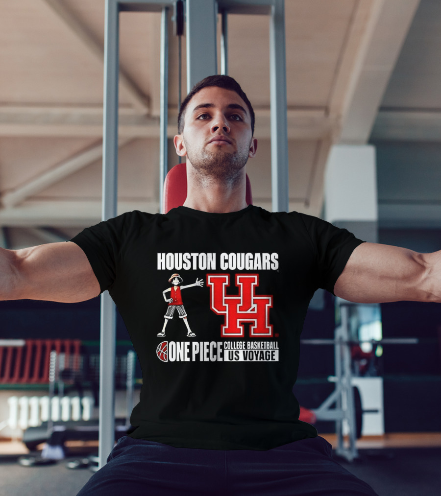 Houston Cougars UH One Piece College Basketball US Voyage T-Shirt