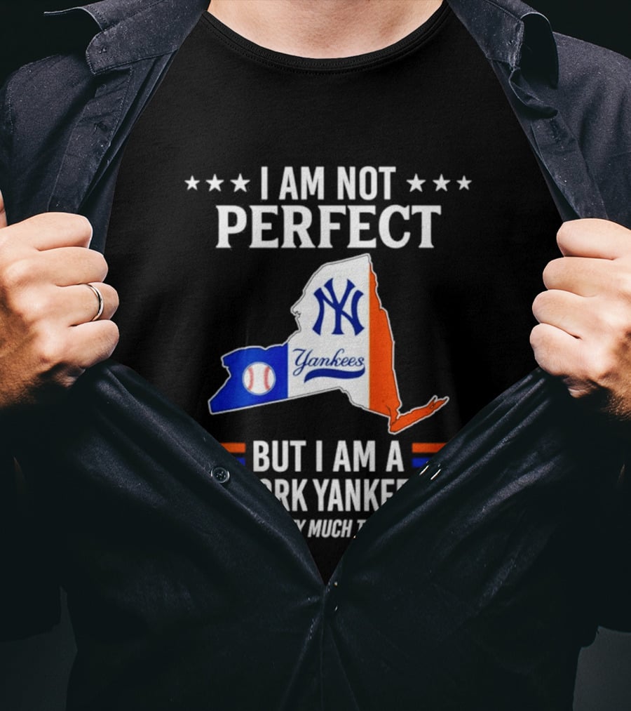 I Am Not Perfect New York Yankees Fan Which Is Pretty Much The Same Thing T-Shirt