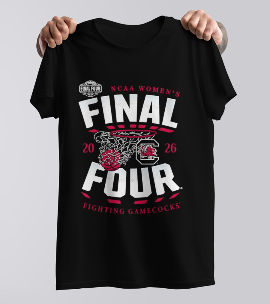 NCAA Women's Final Four 2026 Fighting Gamecocks T-Shirt