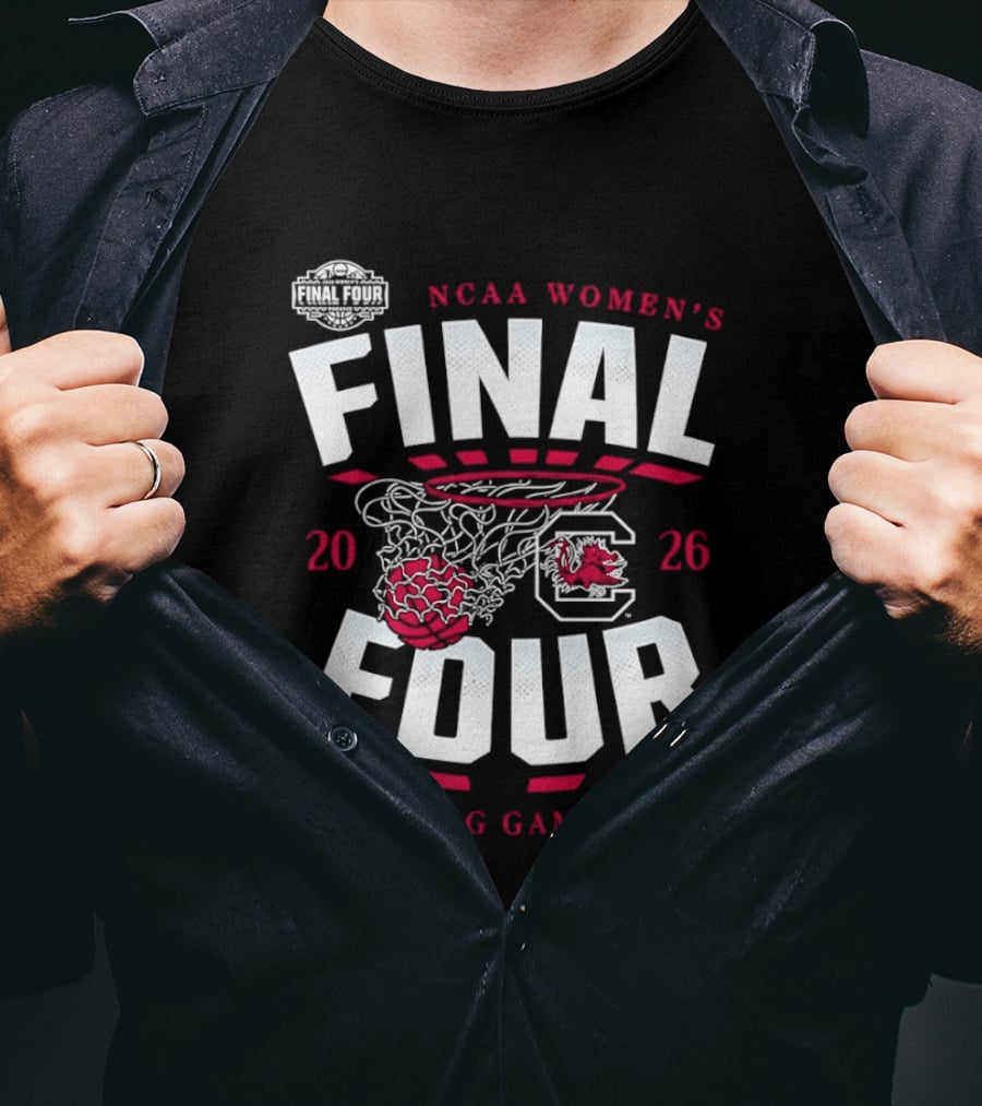 NCAA Women's Final Four 2026 Fighting Gamecocks T-Shirt
