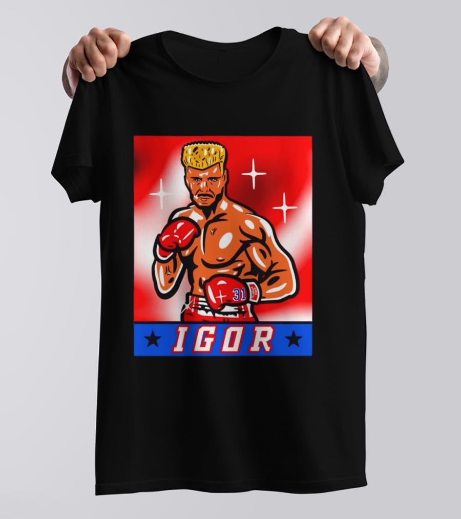 Igor Drago I Must Break You New York Rangers Boxing T-Shirt