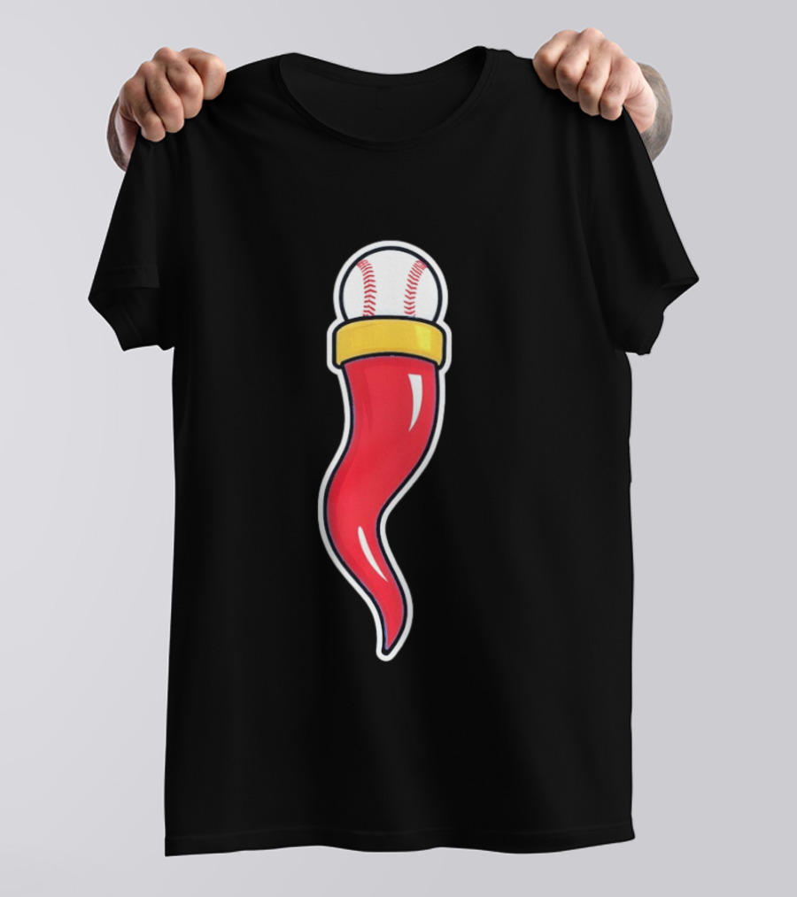 Cornicello Baseball Charm World T-Shirt