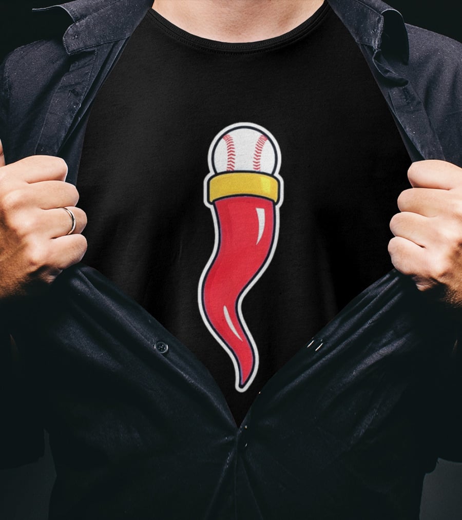 Cornicello Baseball Charm World T-Shirt