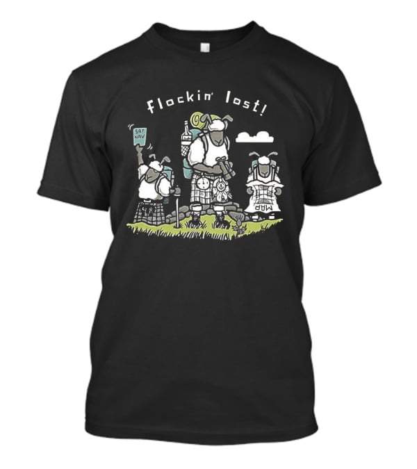 Flockin' Lost Sheep Camping Adventure T-Shirt