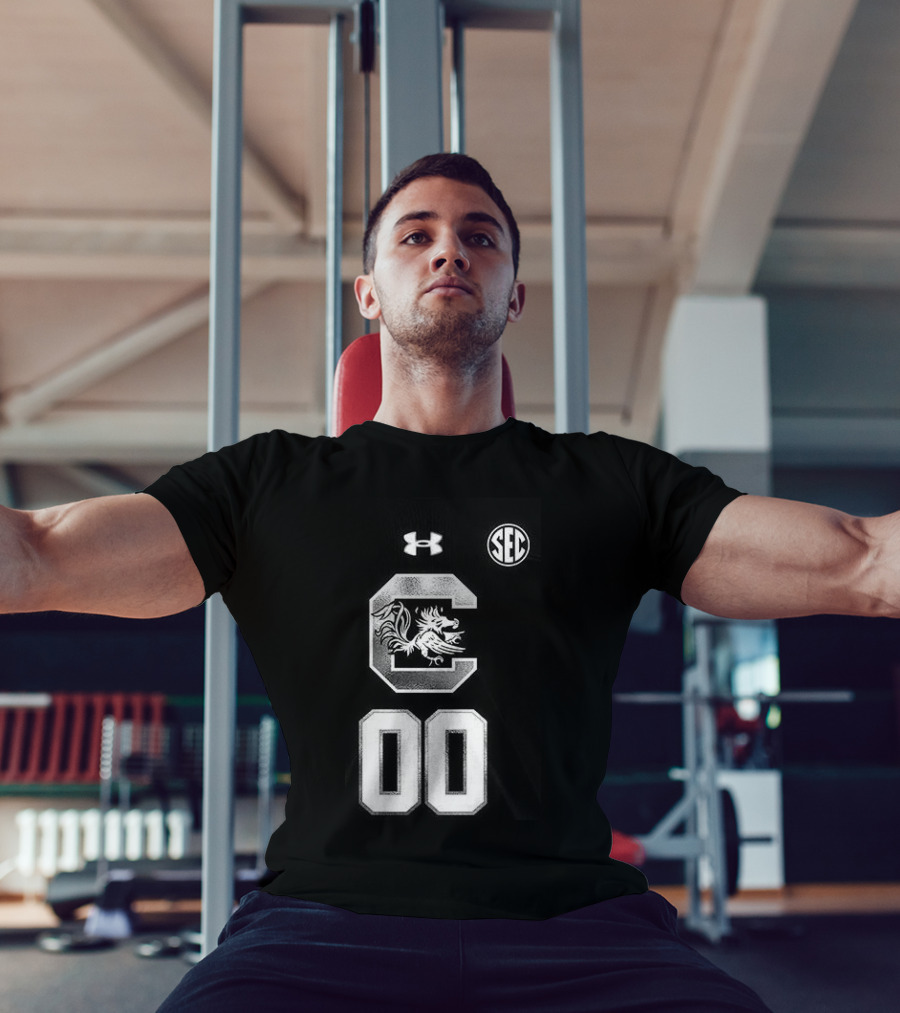 South Carolina Gamecocks Women's Basketball 2026 Uniform Black Custom Under Armour SEC T-Shirt