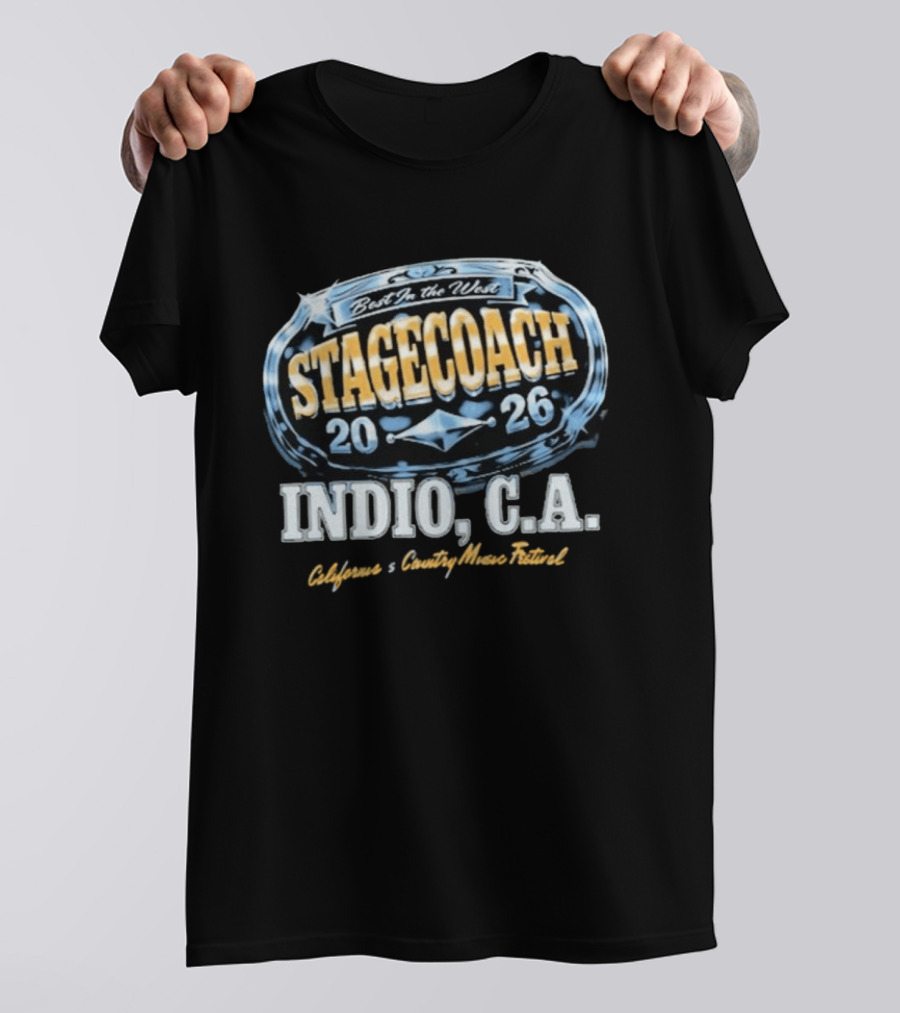 Stagecoach Indio California Best In The West 2026 Country Music Festival T-Shirt