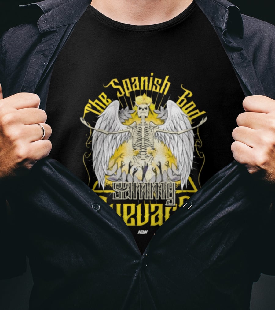 The Spanish God Sammy Guevara Wings And Crown Ascendant T-Shirt
