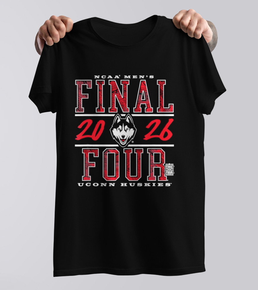 UConn Huskies Men's Final Four 2026 NCAA Basketball March Madness T-Shirt