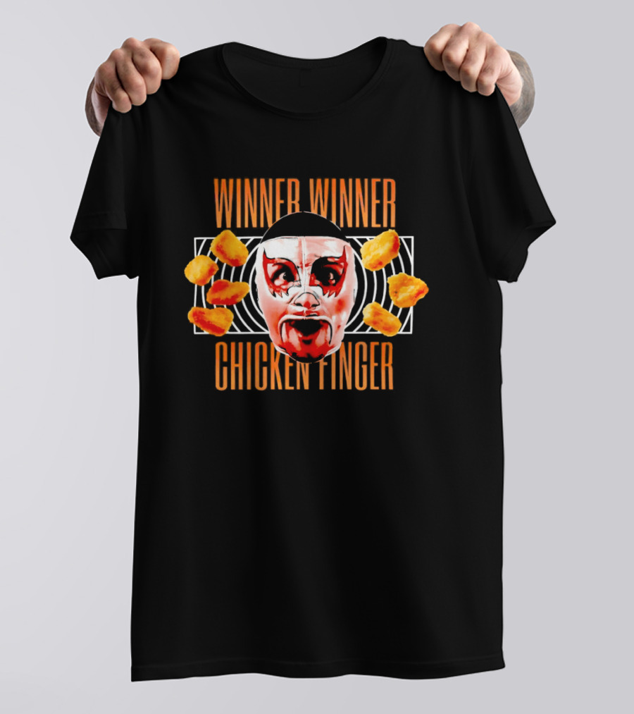 Winner Winner Chicken Finger Mask With Nuggets T-Shirt