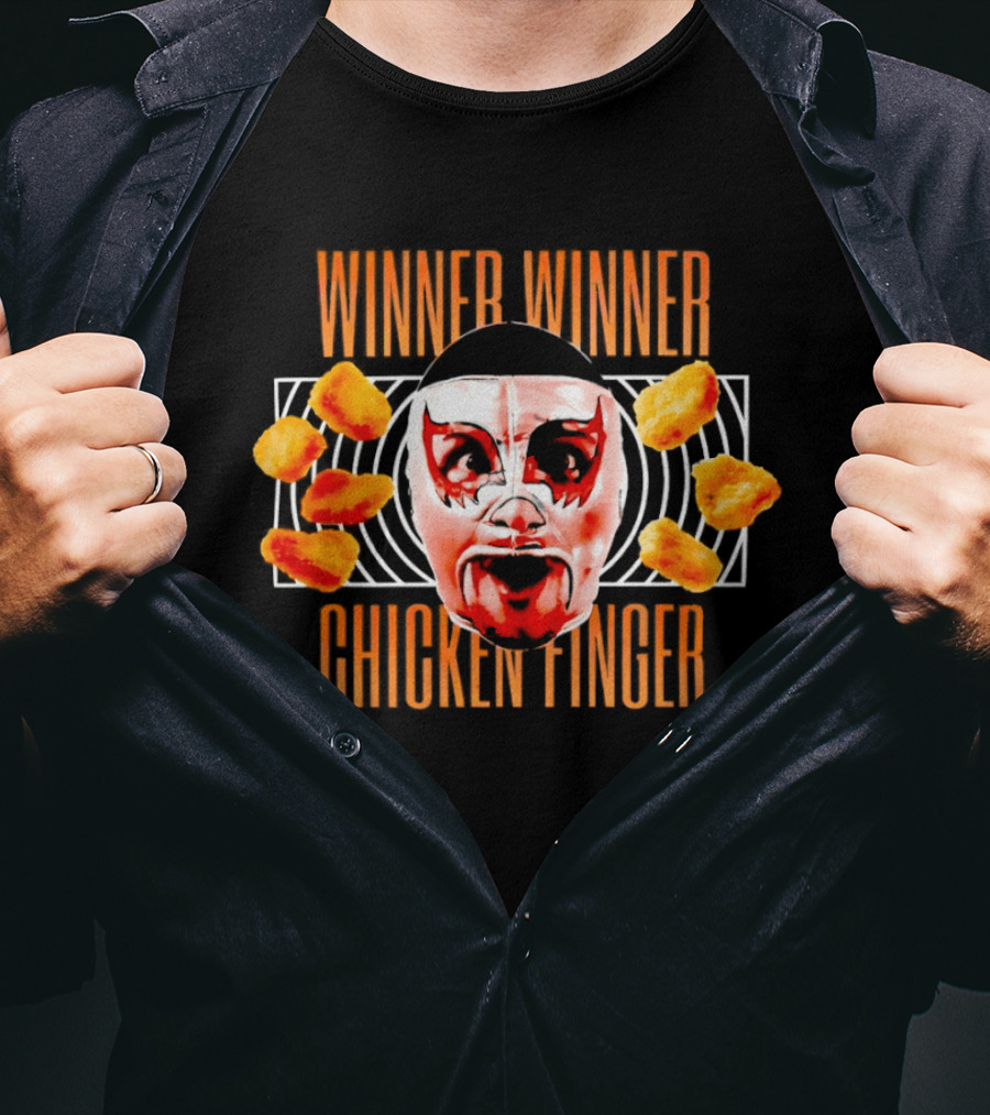 Winner Winner Chicken Finger Mask With Nuggets T-Shirt