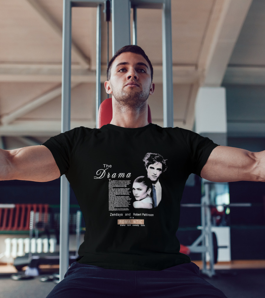 The Drama Zendaya And Robert Pattinson Romantic Fantasy 1980s T-Shirt