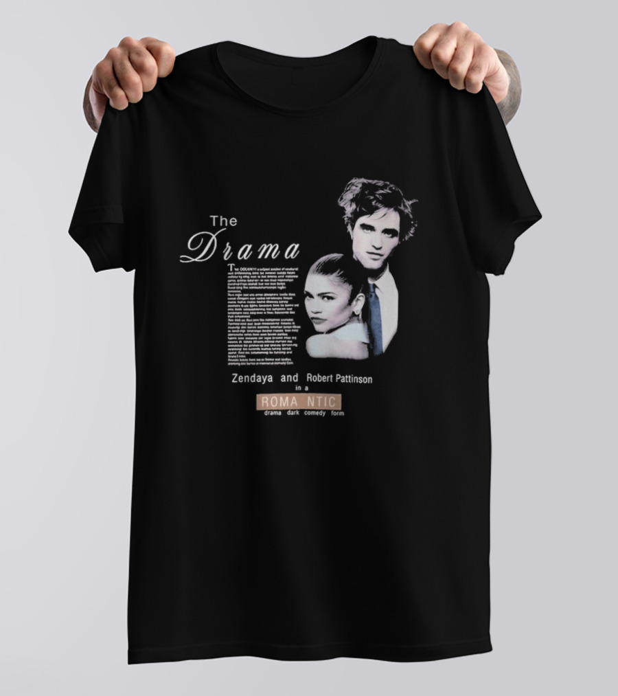 The Drama Zendaya And Robert Pattinson Romantic Fantasy 1980s T-Shirt