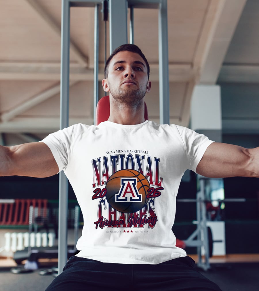 NCAA Men's Basketball Arizona Wildcats 2026 National Champs San Antonio Texas April 6th T-Shirt