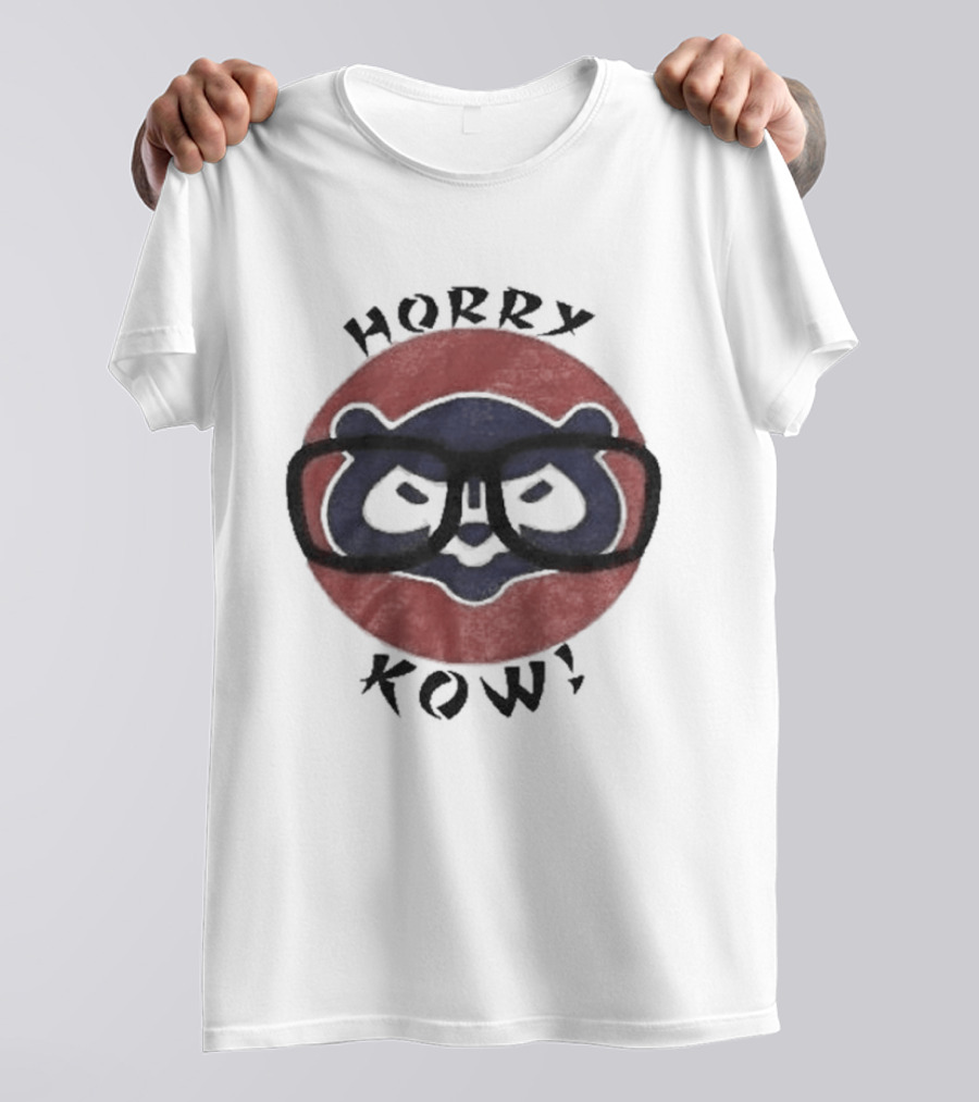 Chicago Cubs Horry Kow Glasses Bear T-Shirt