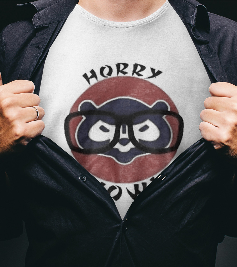 Chicago Cubs Horry Kow Glasses Bear T-Shirt