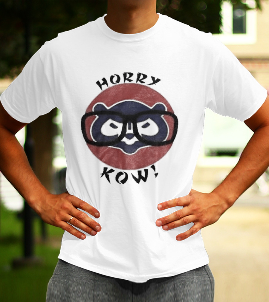 Chicago Cubs Horry Kow Glasses Bear T-Shirt