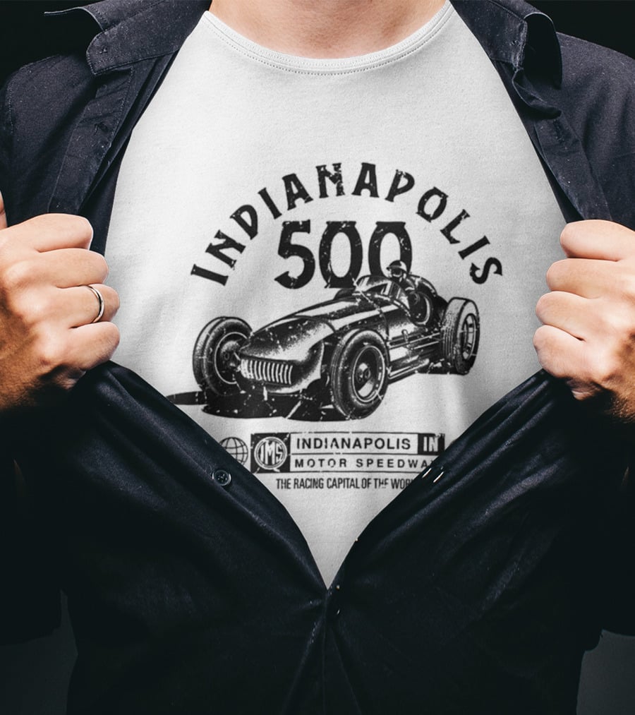 Indianapolis 500 Vintage Racing Classic Heathered T-Shirt