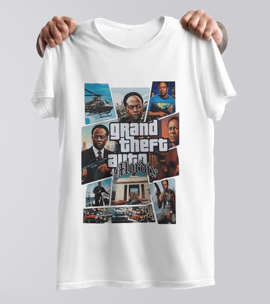 Grand Theft Auto Mordix Classic Crime Action Game T-Shirt