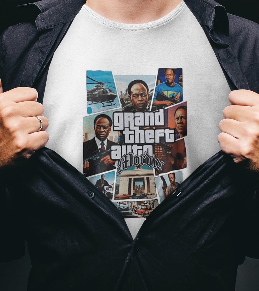 Grand Theft Auto Mordix Classic Crime Action Game T-Shirt