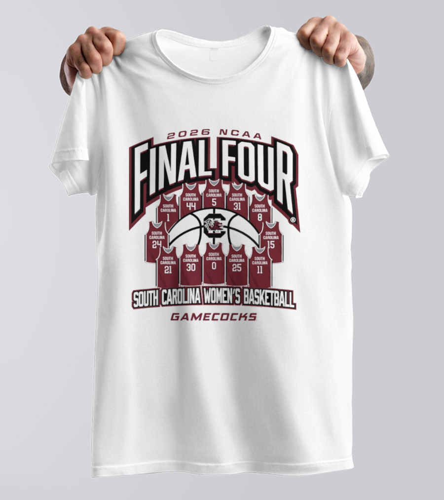 2026 NCAA Final Four South Carolina Gamecocks Women's Basketball T-Shirt