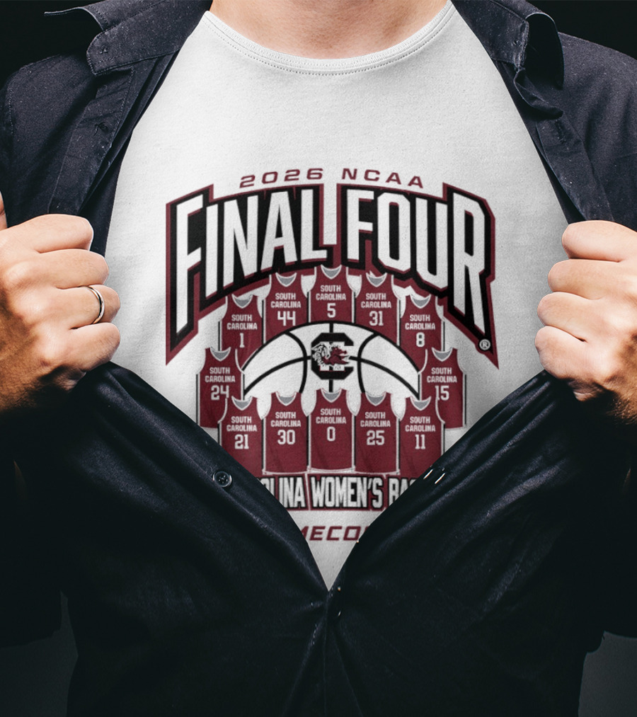 2026 NCAA Final Four South Carolina Gamecocks Women's Basketball T-Shirt