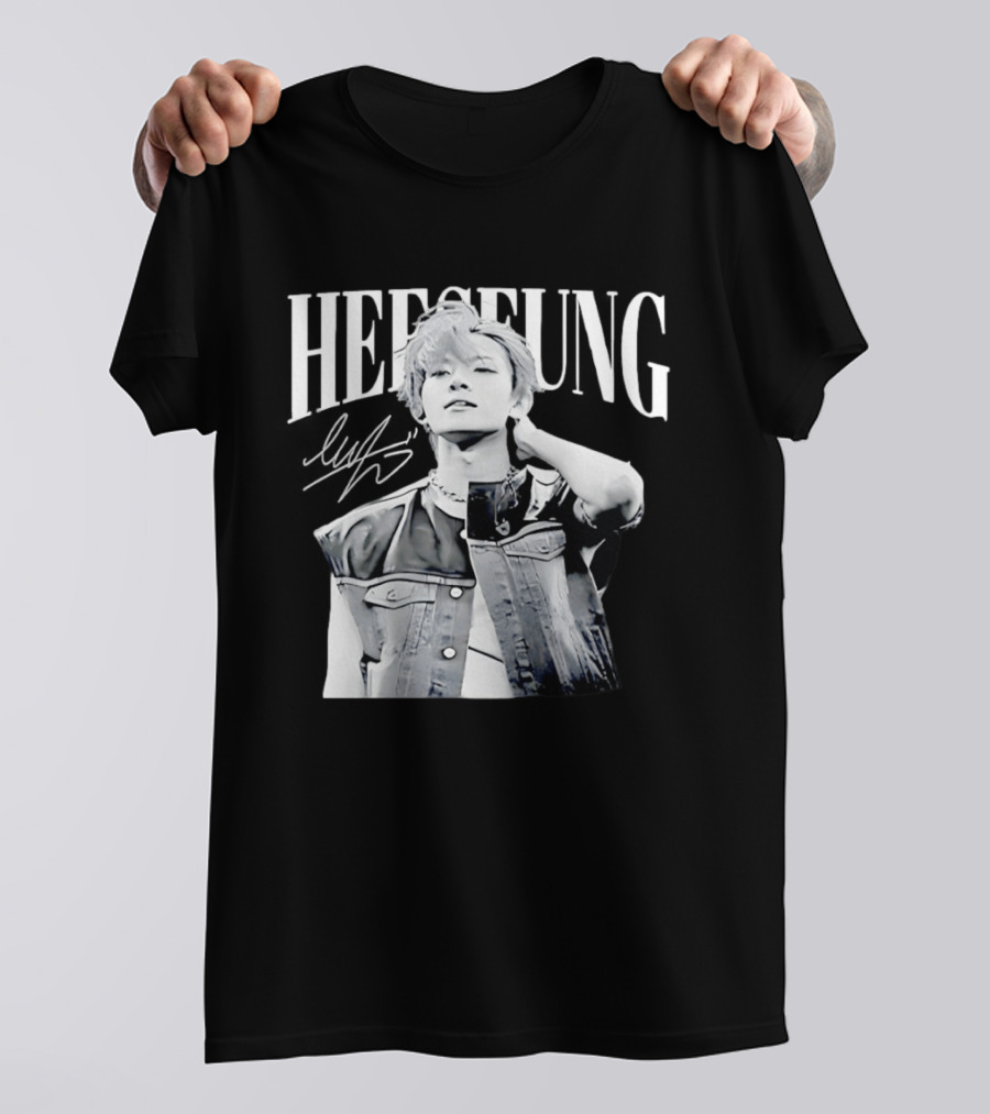 Heeseung ENHYPEN Signature Style Retro Look T-Shirt