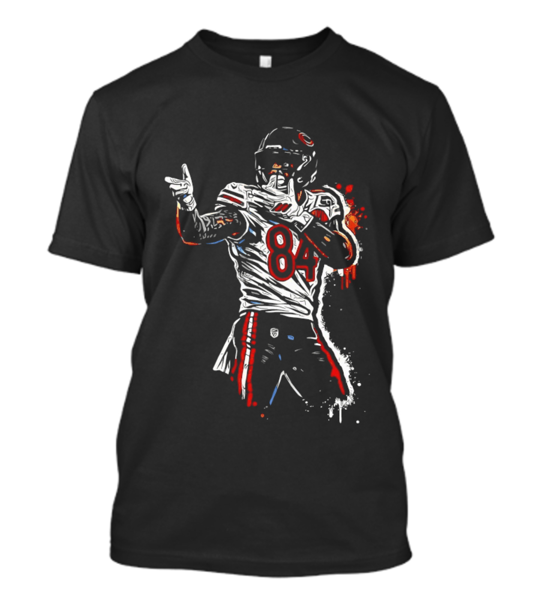 Chicago Bears Player 84 Colston Loveland Football T-Shirt